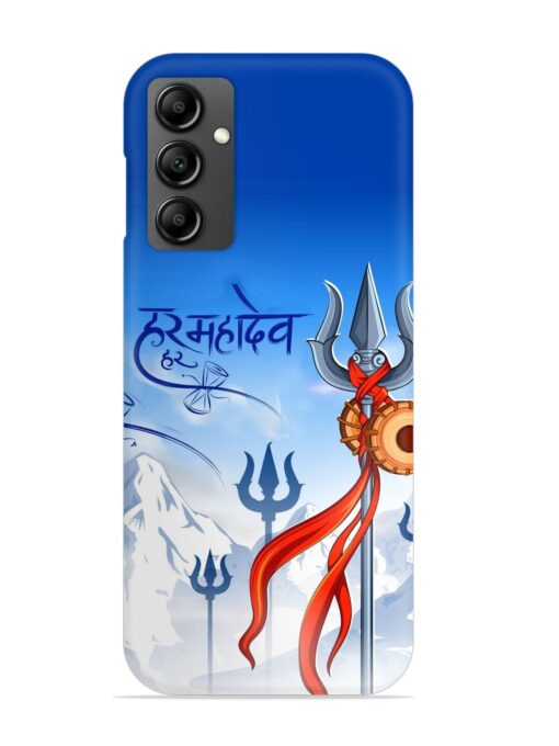 Har Har Mahadev Trishul Snap Case for Samsung Galaxy F34 (5G) Zapvi