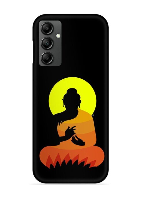 Buddha Art Black Snap Case for Samsung Galaxy F34 (5G) Zapvi