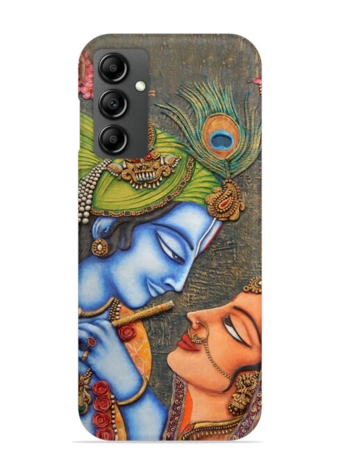 Lord Radha Krishna Flute Art Snap Case for Samsung Galaxy F34 (5G)