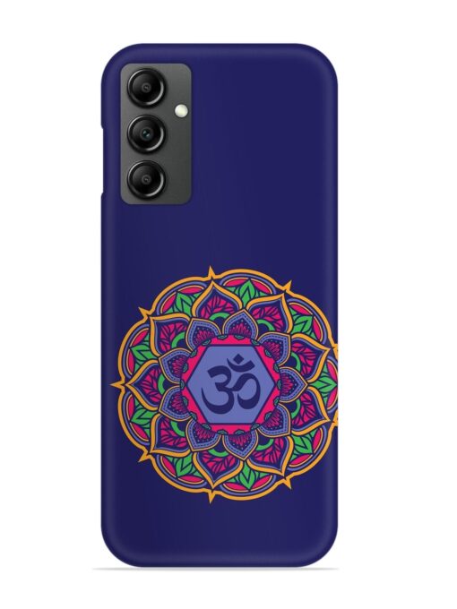 Om Mandala Art Blue Snap Case for Samsung Galaxy F34 (5G)