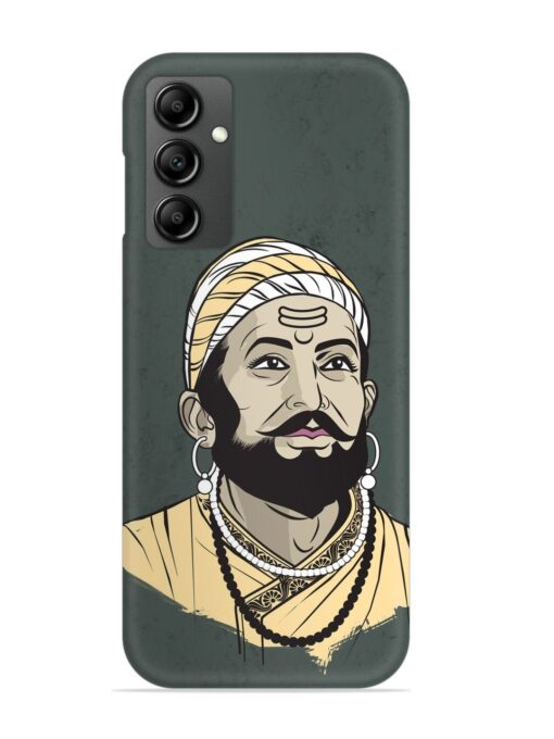 Shivaji Maharaj Vector Art Snap Case for Samsung Galaxy F34 (5G)