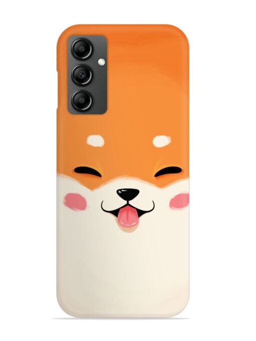 Cute Dog Face Vector Snap Case for Samsung Galaxy F34 (5G) Zapvi