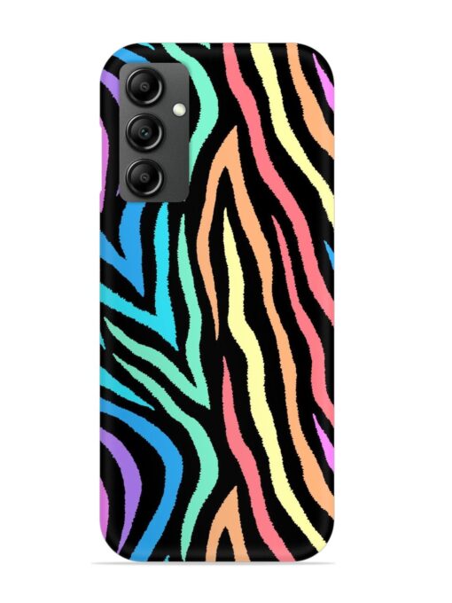 Colorful Abstract Zebra Snap Case for Samsung Galaxy F34 (5G)