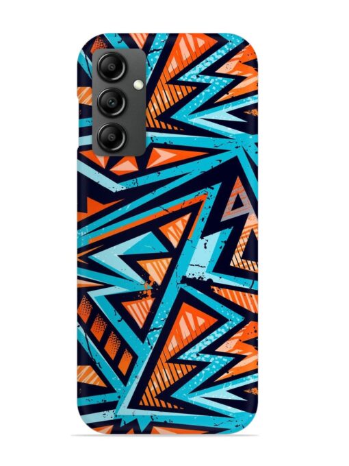 Abstract Seamless Grunge Snap Case for Samsung Galaxy F34 (5G) Zapvi