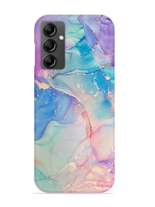 Alcohol Ink Colors Snap Case for Samsung Galaxy F34 (5G) Zapvi