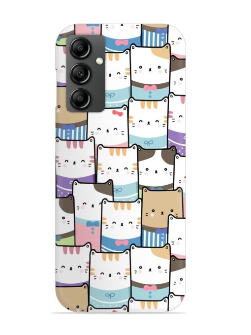 Cute Adorable Cat Snap Case for Samsung Galaxy F34 (5G) Zapvi