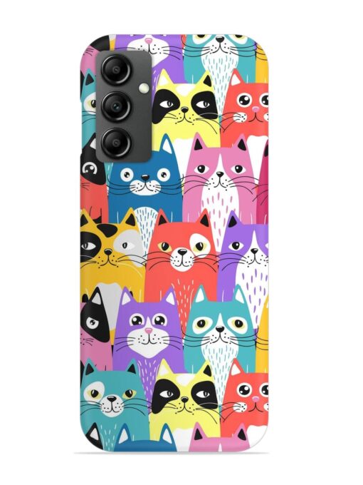 Funny Cartoon Cats Snap Case for Samsung Galaxy F34 (5G) Zapvi