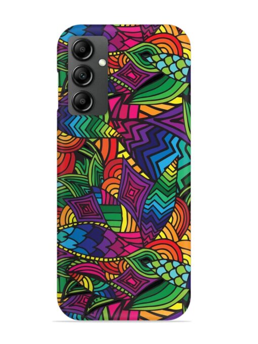 Abstract Multicolor Seamless Snap Case for Samsung Galaxy F34 (5G) Zapvi