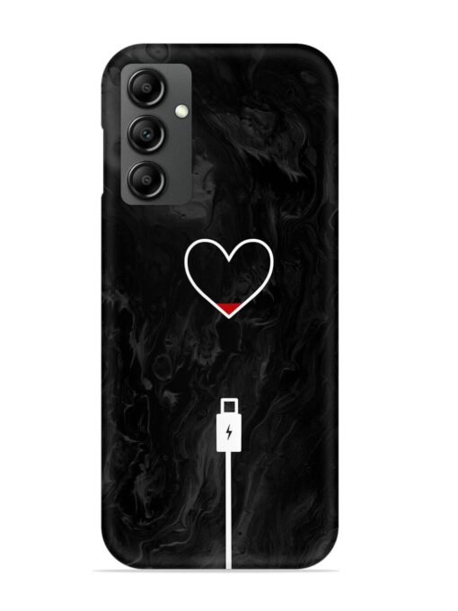 Heart Charging Vector Snap Case for Samsung Galaxy F34 (5G) Zapvi