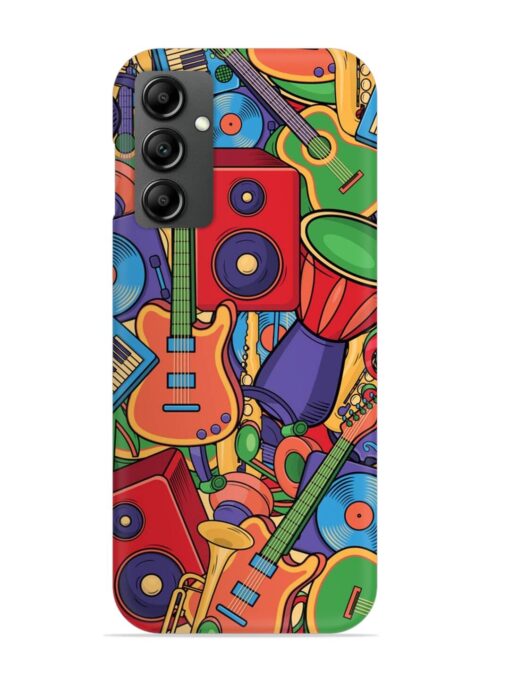 Colorful Music Art Snap Case for Samsung Galaxy F34 (5G) Zapvi