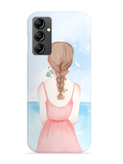 Watercolor Girl Vector Snap Case for Samsung Galaxy F34 (5G)