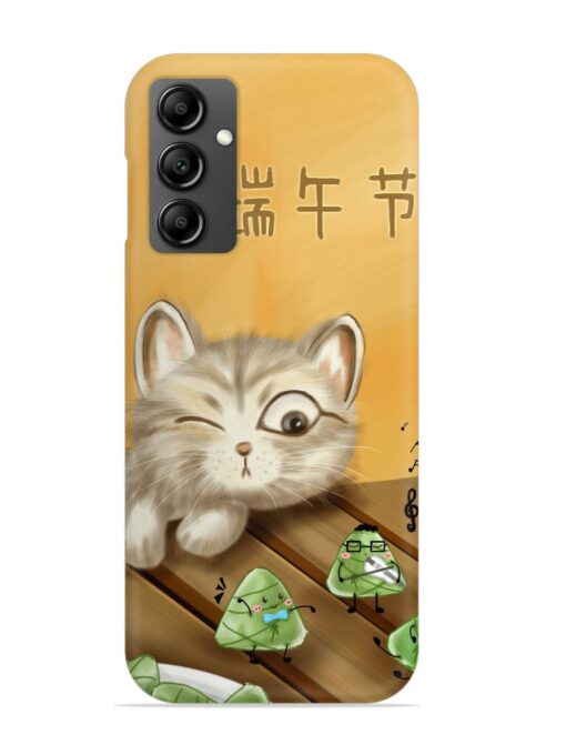 Cat Scorpion Dancing Snap Case for Samsung Galaxy F34 (5G) Zapvi