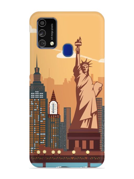 New York Statue Of Liberty Architectural Scenery Snap Case for Samsung Galaxy F41