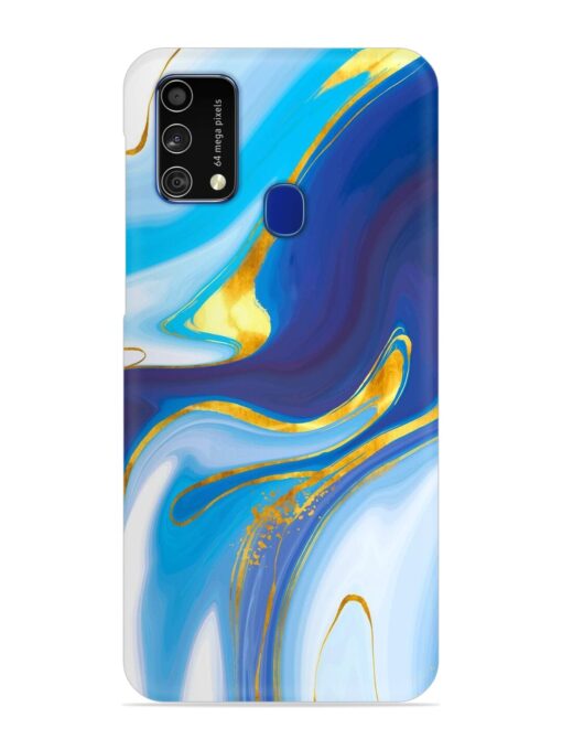 Watercolor Background With Golden Foil Snap Case for Samsung Galaxy F41