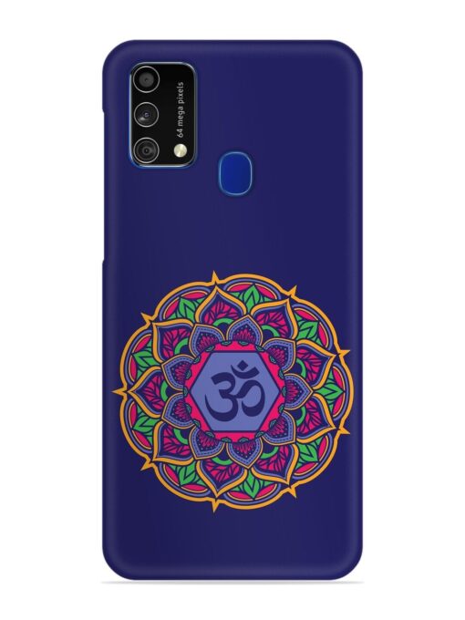 Om Mandala Art Blue Snap Case for Samsung Galaxy F41