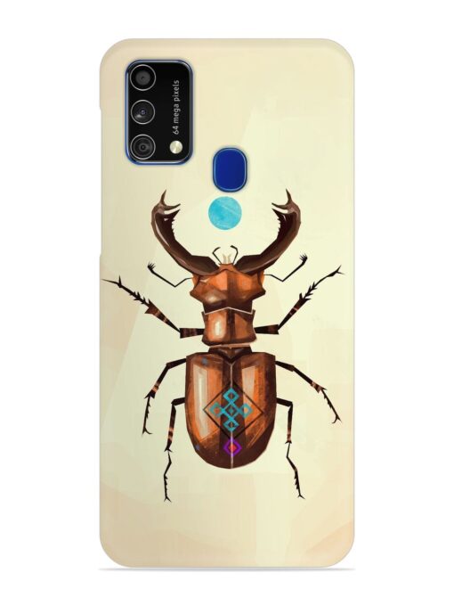 Stag Beetle Vector Snap Case for Samsung Galaxy F41 Zapvi