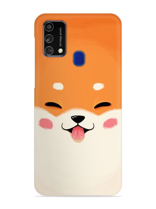 Cute Dog Face Vector Snap Case for Samsung Galaxy F41