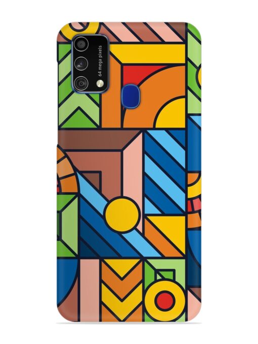 Colorful Geometric Snap Case for Samsung Galaxy F41