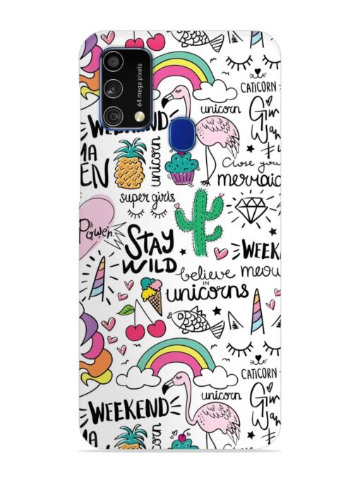 Unicorn Ice Cream Snap Case for Samsung Galaxy F41 Zapvi