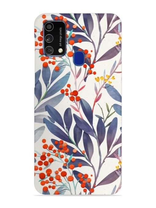 Seamless Floral Pattern Snap Case for Samsung Galaxy F41