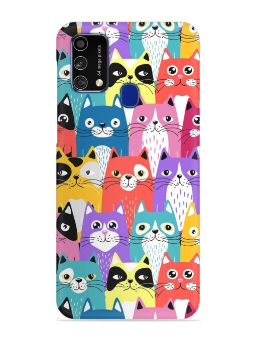 Funny Cartoon Cats Snap Case for Samsung Galaxy F41