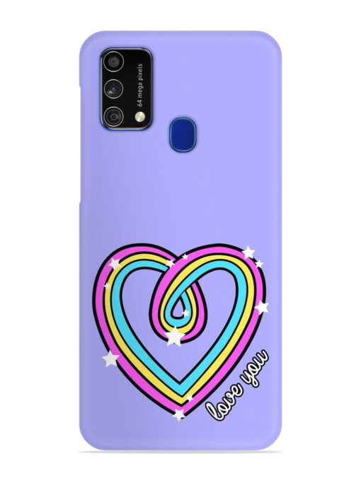 Colorful Rainbow Heart Snap Case for Samsung Galaxy F41