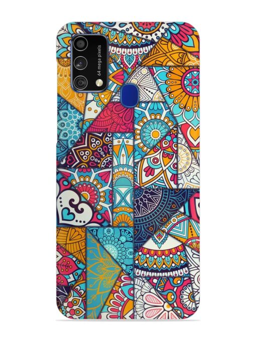 Patchwork Pattern Vintage Snap Case for Samsung Galaxy F41