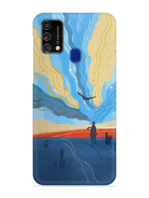 Minimal Abstract Landscape Snap Case for Samsung Galaxy F41 Zapvi