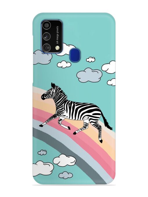 Running Zebra Snap Case for Samsung Galaxy F41