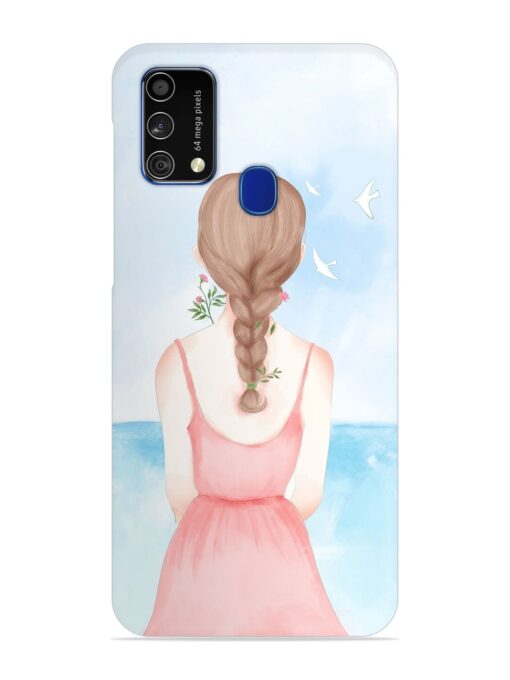 Watercolor Girl Vector Snap Case for Samsung Galaxy F41