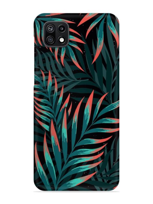 Green Leaf Art Snap Case for Samsung Galaxy F42 (5G) Zapvi