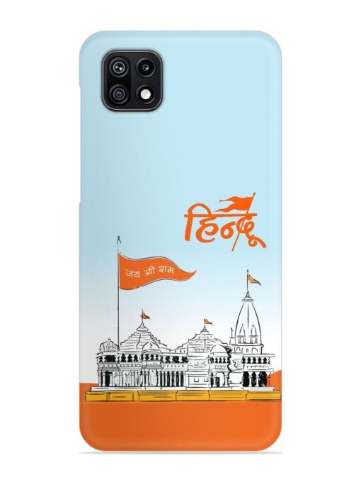 Ram Mandir Hindu Snap Case for Samsung Galaxy F42 (5G) Zapvi