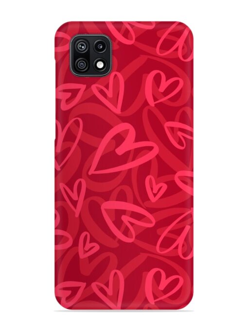 Seamless Romantic Pattern Snap Case for Samsung Galaxy F42 (5G) Zapvi