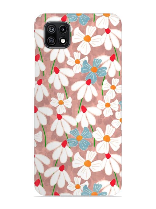 Abstract Petal Flowers Snap Case for Samsung Galaxy F42 (5G) Zapvi