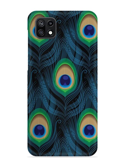 Seamless Pattern Peacock Snap Case for Samsung Galaxy F42 (5G) Zapvi