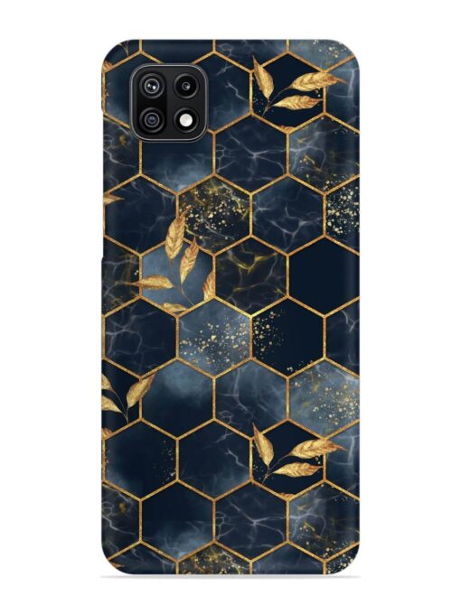 Marble Hexagon Seamless Snap Case for Samsung Galaxy F42 (5G)