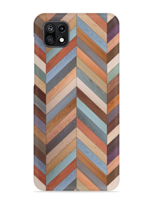 Seamless Wood Parquet Snap Case for Samsung Galaxy F42 (5G) Zapvi