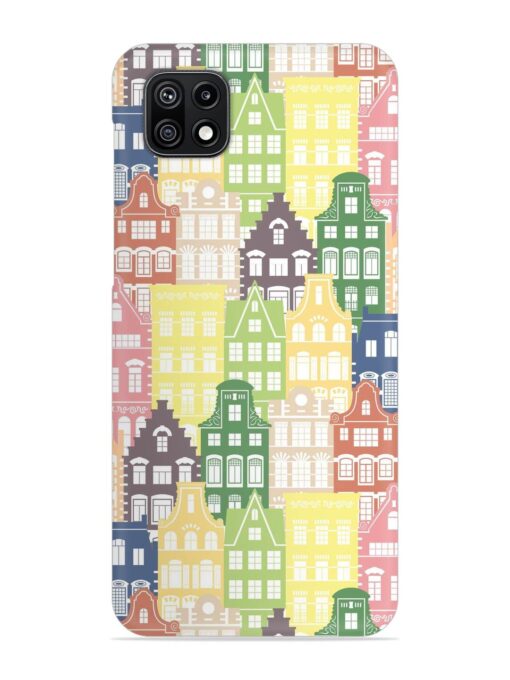 Seamless Shapes Pattern Snap Case for Samsung Galaxy F42 (5G) Zapvi