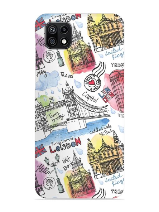 Vector London Landmark Snap Case for Samsung Galaxy F42 (5G)