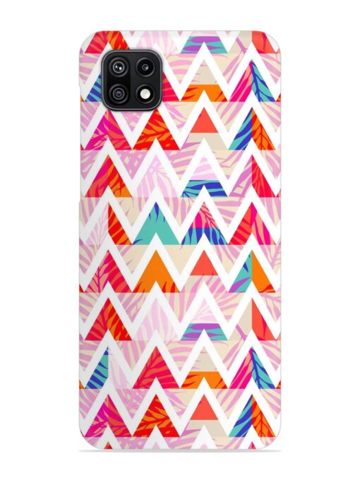 Abstract Triangle Background Snap Case for Samsung Galaxy F42 (5G)