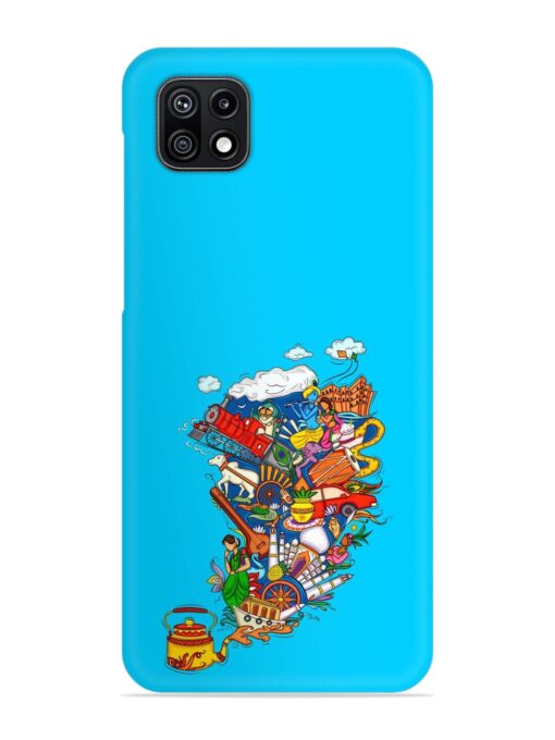 Vector Design Indian Snap Case for Samsung Galaxy F42 (5G)