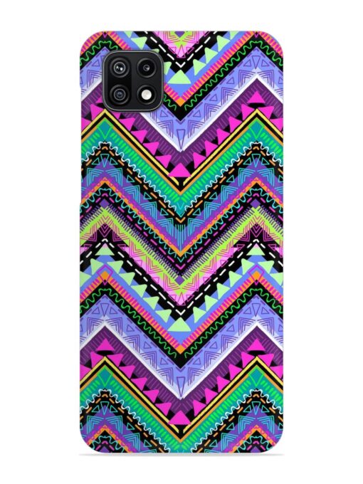 Tribal Aztec Print Snap Case for Samsung Galaxy F42 (5G) Zapvi