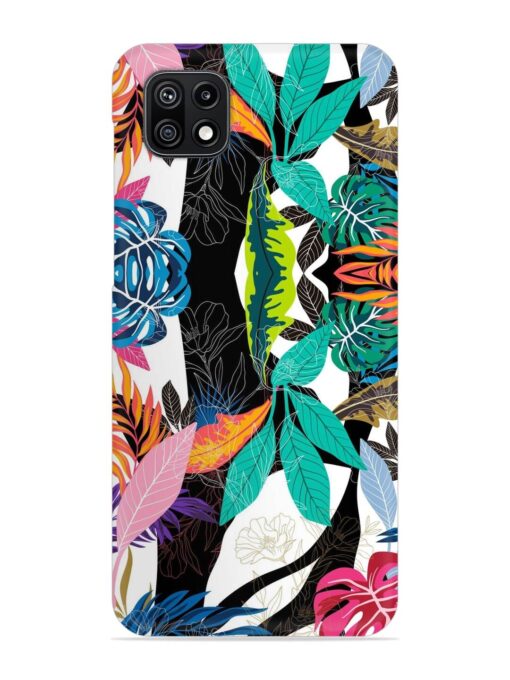 Floral Pattern Bright Snap Case for Samsung Galaxy F42 (5G)