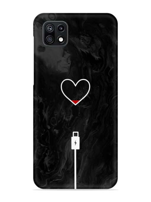 Heart Charging Vector Snap Case for Samsung Galaxy F42 (5G) Zapvi