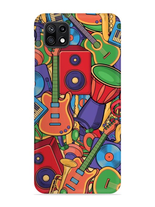 Colorful Music Art Snap Case for Samsung Galaxy F42 (5G) Zapvi