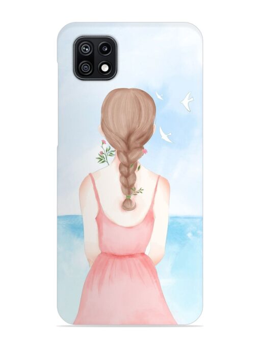 Watercolor Girl Vector Snap Case for Samsung Galaxy F42 (5G)