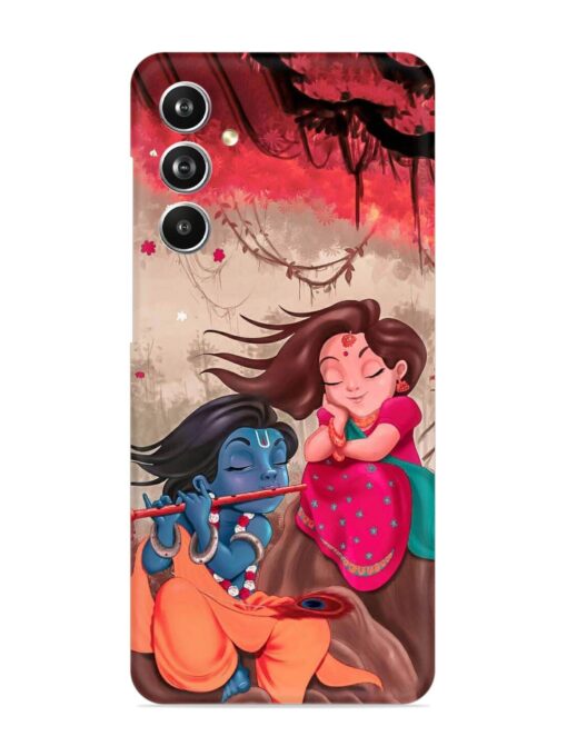 Radhe Krishna Water Art Snap Case for Samsung Galaxy F54 (5G) Zapvi