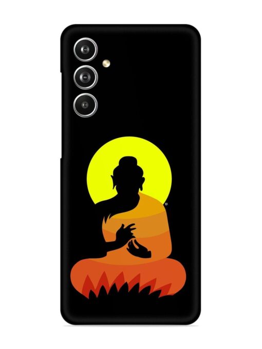 Buddha Art Black Snap Case for Samsung Galaxy F54 (5G) Zapvi