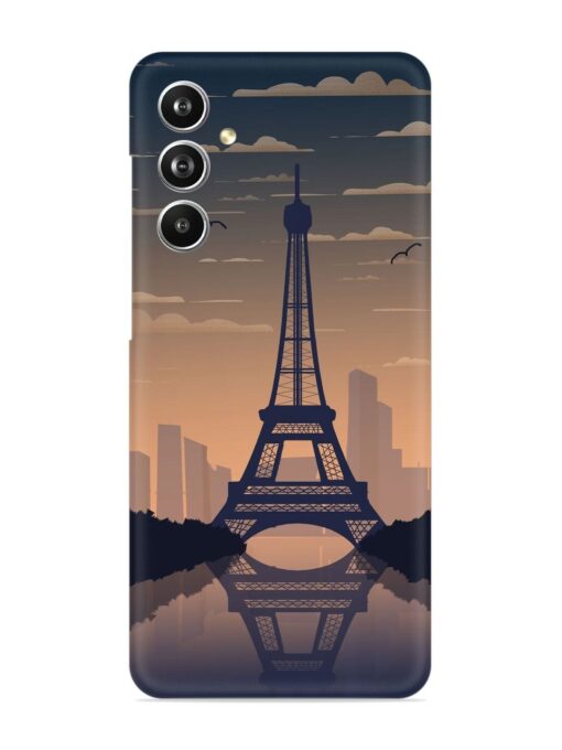 France Paris Eiffel Tower Gradient Snap Case for Samsung Galaxy F54 (5G) Zapvi