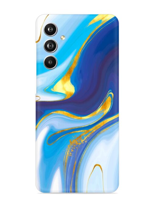 Watercolor Background With Golden Foil Snap Case for Samsung Galaxy F54 (5G) Zapvi